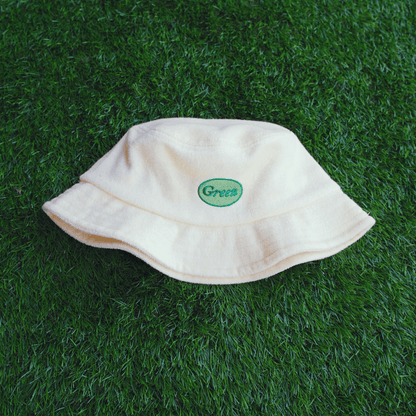 'Green' Terry Cloth Bucket Hat