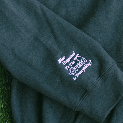 'Green' Embroidered Hoodie